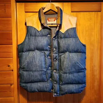 SUGAR CANE 슬리브리스 다운 자켓 M