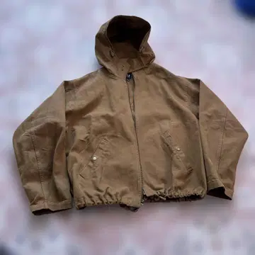 GAP 후드 부착 브라운 자켓