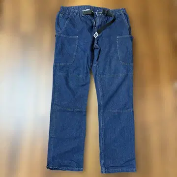 GRIP SWANY 다크 블루 데님 팬츠