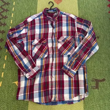 FIVE BROTHER 체크 무늬 플란넬 셔츠