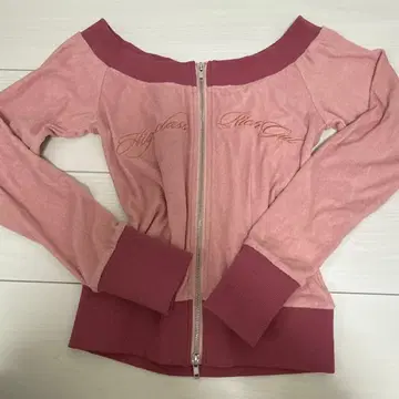 헤이세이 갸루 y2k 핑크 오프숄더 상의 미니 기장