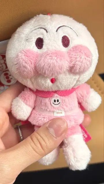 호빵맨 뮤지엄 한정판 color 컬렉션 핑크 호빵맨