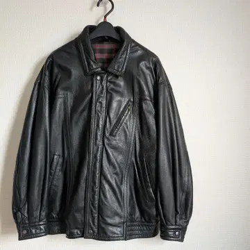 램 가죽 천연 가죽 양가죽 A-2형 가죽 자켓 블루종 블랙 L 한국