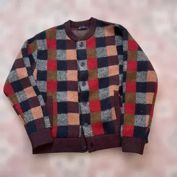 GAP 체크 무늬 가디건 S