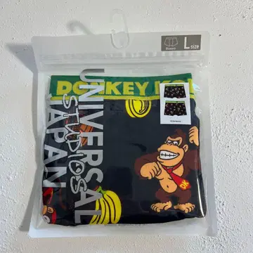USJ 슈퍼 닌텐도 월드 동키콩 복서 팬츠 L