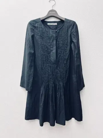 Treize13 플리츠 원피스 블랙