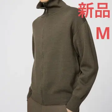 유니클로 U 더블 페이스 풀 지퍼 자켓