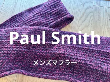 [고품질] Paul Smith 뜨개질 디자인 모헤어 머플러