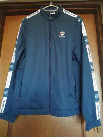 리복 네이비 집업 자켓