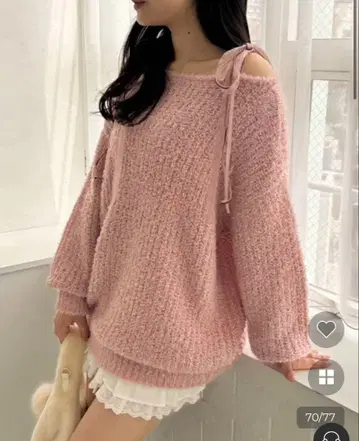 [ 완판 ] one another NICE CLAUP 리본 니트 튜닉