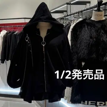 theredthread S w zip hoodie long
