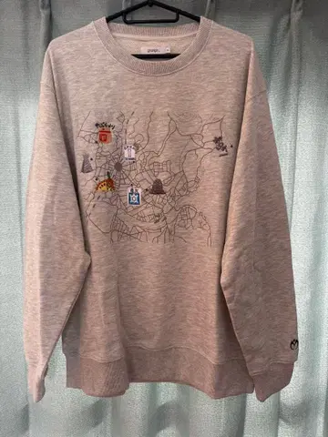 그라니프 죠죠의 기묘한 모험 콜라보 모리오초 맵 맨투맨 트레이닝복 XL