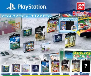 가챠 PlayStation 패키지 미니어처 참