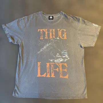 reversal THUG LIFE T셔츠 XL 그레이
