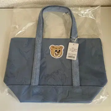 러브리 바이 페이러 올드 테디 와펜 토트백 소 라이트 블루
