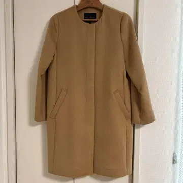 어반 리서치 노카라 코트 사이즈 36 카멜