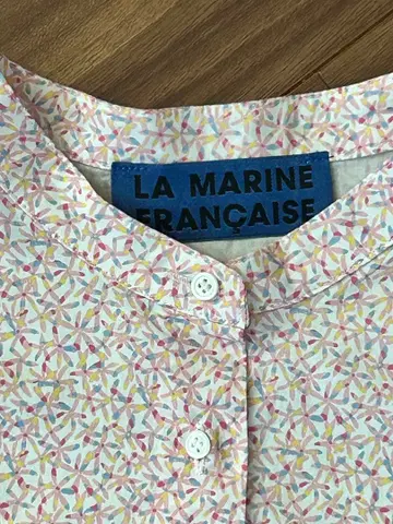 마린프랑세즈 리버티 프린트 긴팔 블라우스