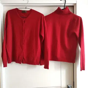 캐시미어 100% 여성용 트윈 니트 M