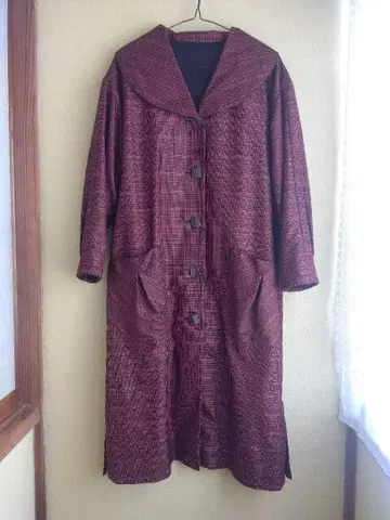 일본제 원단으로 만든 롱 코트