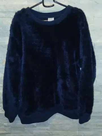 챔피온 네이비 보아 플리스 크루넥 XL 사이즈