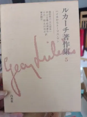 [박스형] 루카치 저작집 5 하이네부터 토마스 만