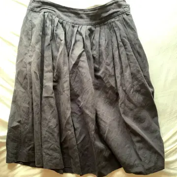 MARGARET HOWELL 플레어 스커트 II 다크 그레이