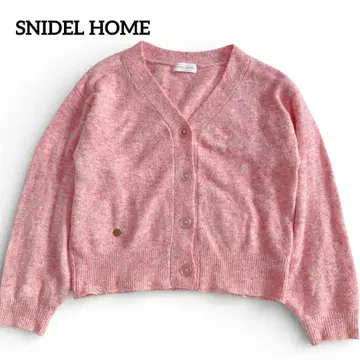 SNIDEL HOME 스나이델 홈 니트 가디건 핑크 V넥