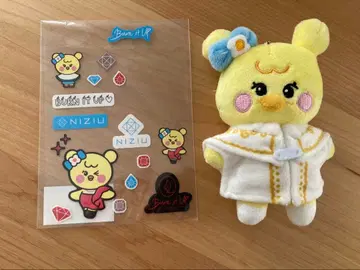 봉제 인형과 씰 세트