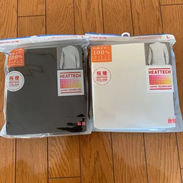 미개봉 히트텍 울트라 웜 모크넥 T L 사이즈 2색 세트