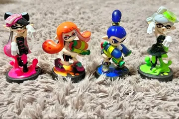 스플래툰 amiibo 피규어 4체 세트