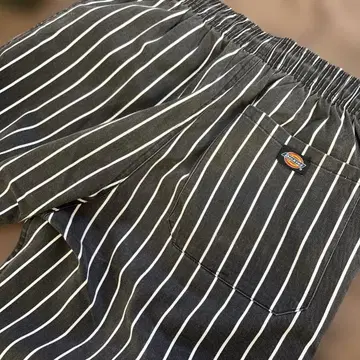 디키즈 세로 스트라이프 코튼 워크 팬츠 L