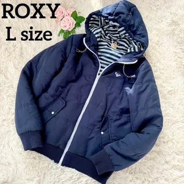 [ ROXY ] 록시 여성용 패딩 자켓 블루종 L 네이비 안감 보더