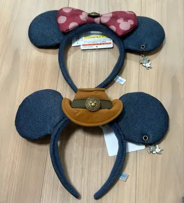 미사용 새상품 디즈니 머리띠 웨스턴 빅 썬더 마운틴 2