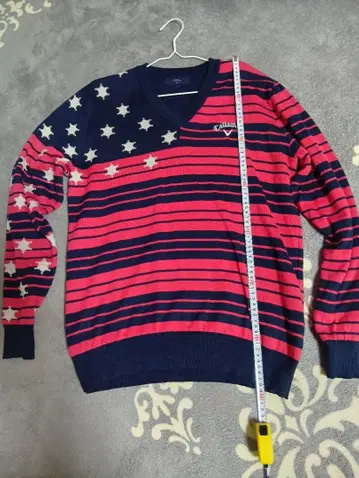 Callaway 성조기 V넥 스웨터