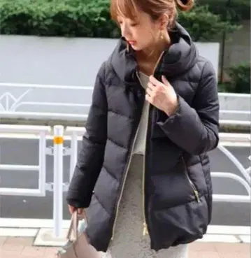 노블 noble 정가 43000엔 사이즈 40 네이비 다운 새상품급