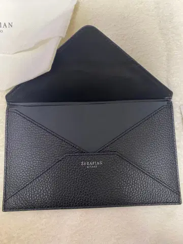 SERAPIAN 블랙 카드 케이스
