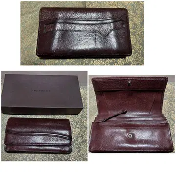 COCOMEISTER 코코마이스터 가르송 타입 가죽 장지갑 박스 포함