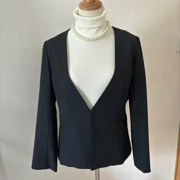 새상품급 GLOBAL WORK 아름다운 실루엣 V넥 자켓 블랙