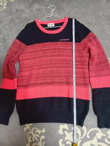 JACK BUNNY 니트 스웨터 사이즈 5 네이비/핑크
