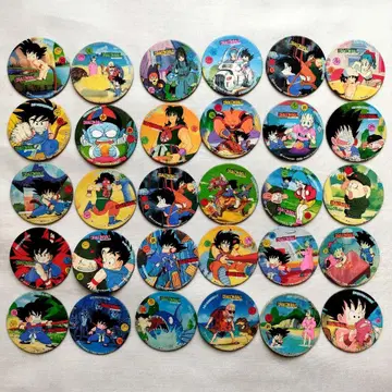1 쇼와 레트로 당시물 30장 드래곤볼 손오공 소년편 딱지 원형 딱지