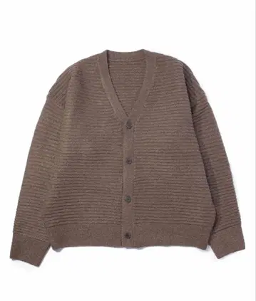 [ 새상품급 ] Noen 4B 빅 실루엣 가디건 브라운