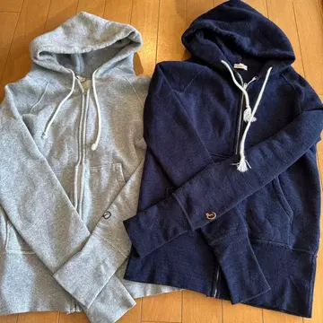 드레 스테리아 지퍼 후드티 2색 세트