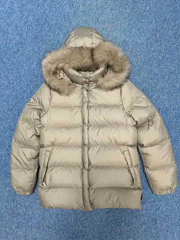 MONCLER 베이지 다운 자켓 사이즈 0