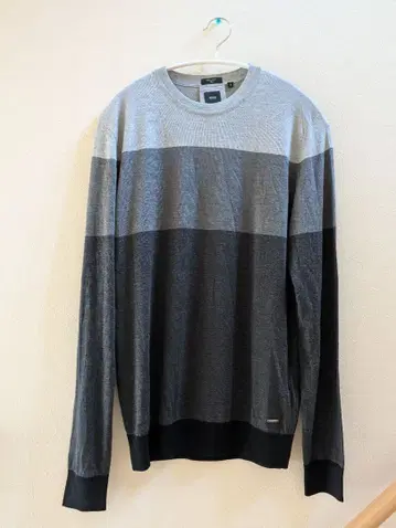 HUGO BOSS 실크 풀오버 레귤러 핏 테일러 L