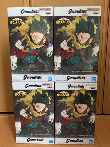 나의 히어로 아카데미아 피규어 4개 세트 미도리야 이즈쿠 데쿠