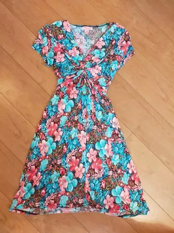 FIFILLES PARIS 피피유 원피스 꽃무늬 반팔 프랑스제