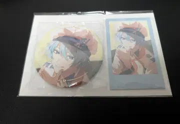 니지산지 나기사 트라웃 생일 금박 캔뱃지 & 폴라로이드풍 카드