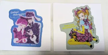 리본 카페 전반 아크릴 스티커 이웃 이야기 2종 세트 야자와 아이