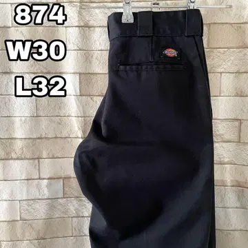 디키즈 874 워크 팬츠 자수 로고 블랙 30 x 32