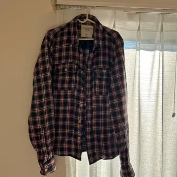 Abercrombie & Fitch 체크 무늬 플란넬 셔츠 M